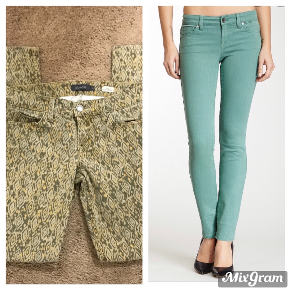 Anthropologie Level99 Pattered Jeans